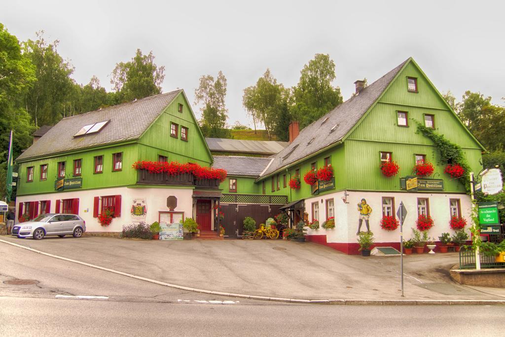 Frühstücks Pension Zum Postillion Klingenthal Exterior foto