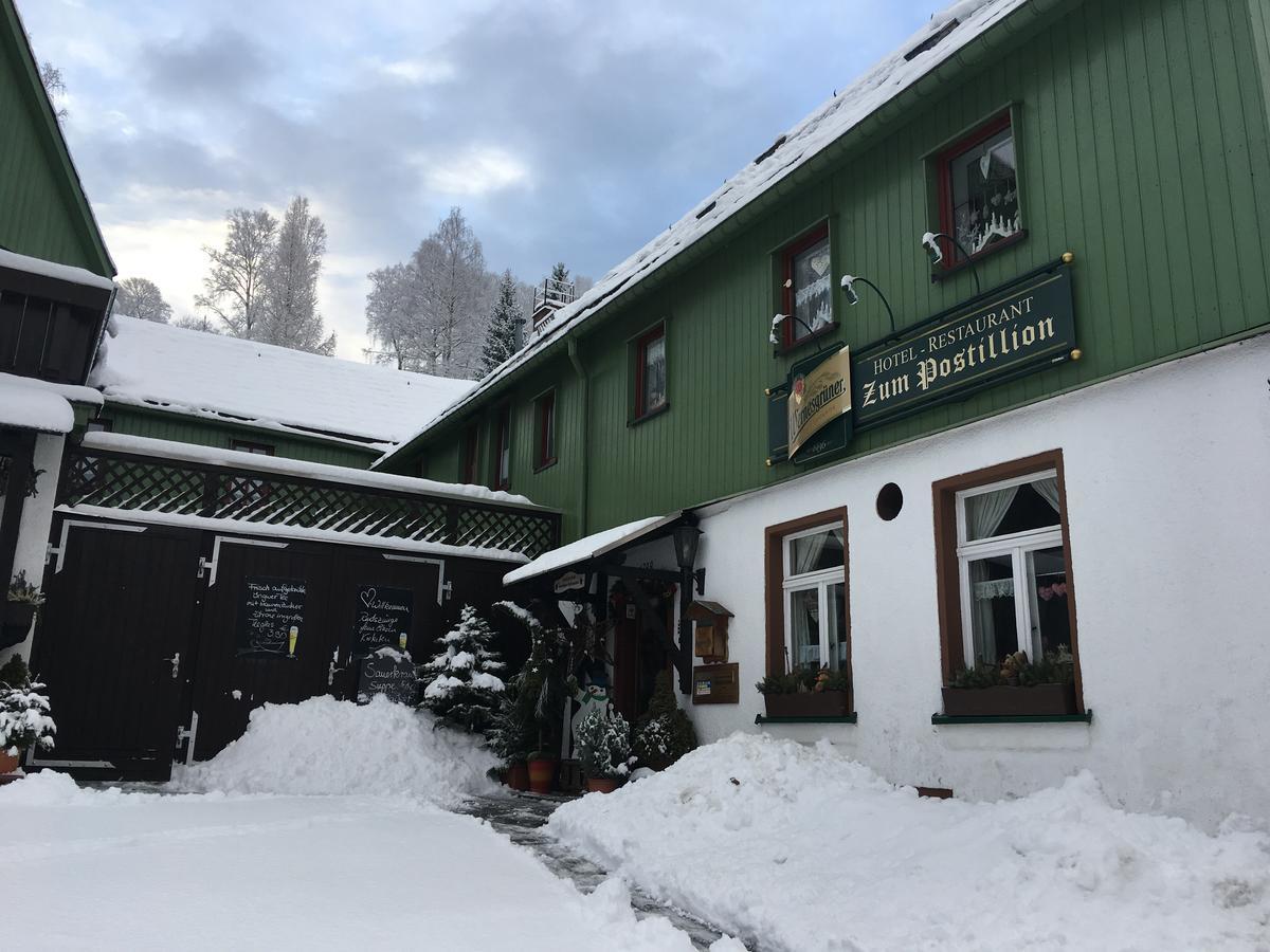 Frühstücks Pension Zum Postillion Klingenthal Exterior foto